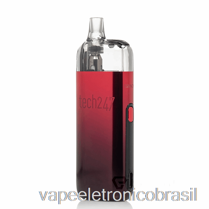 Vape Vaporesso Smok Tech247 30w Pod Kit Vermelho Preto